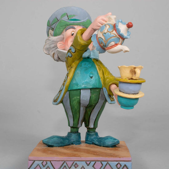 Load image into Gallery viewer, Mad Hatter &amp;quot;A Spot of Tea&amp;quot; Alice in Wonderland Disney Traditions Statue
