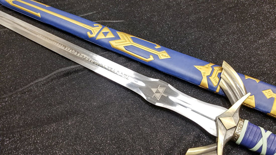 Master Sword Variation (Legend of Zelda) Deluxe Replica Sword & Sheath (Blue)