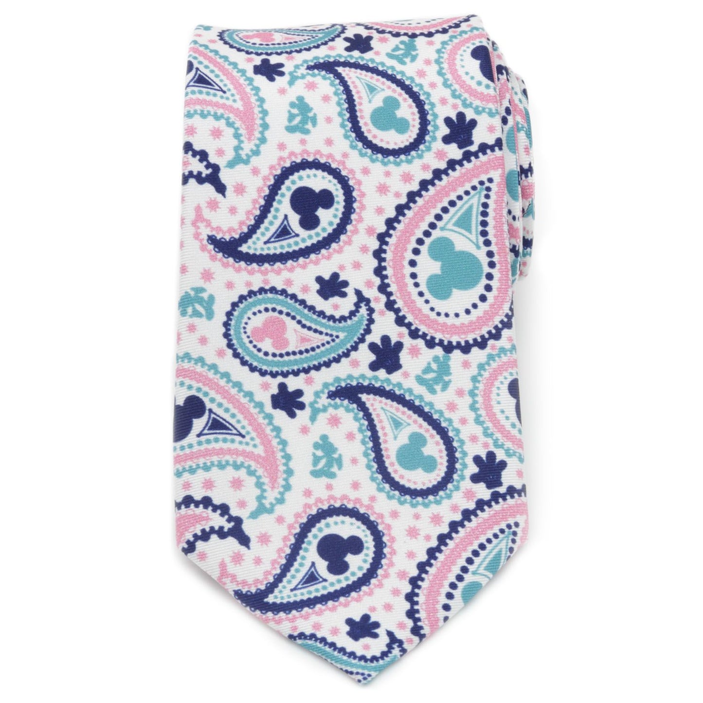 Load image into Gallery viewer, Mickey Mouse Paisley Multicolor Fine Necktie

