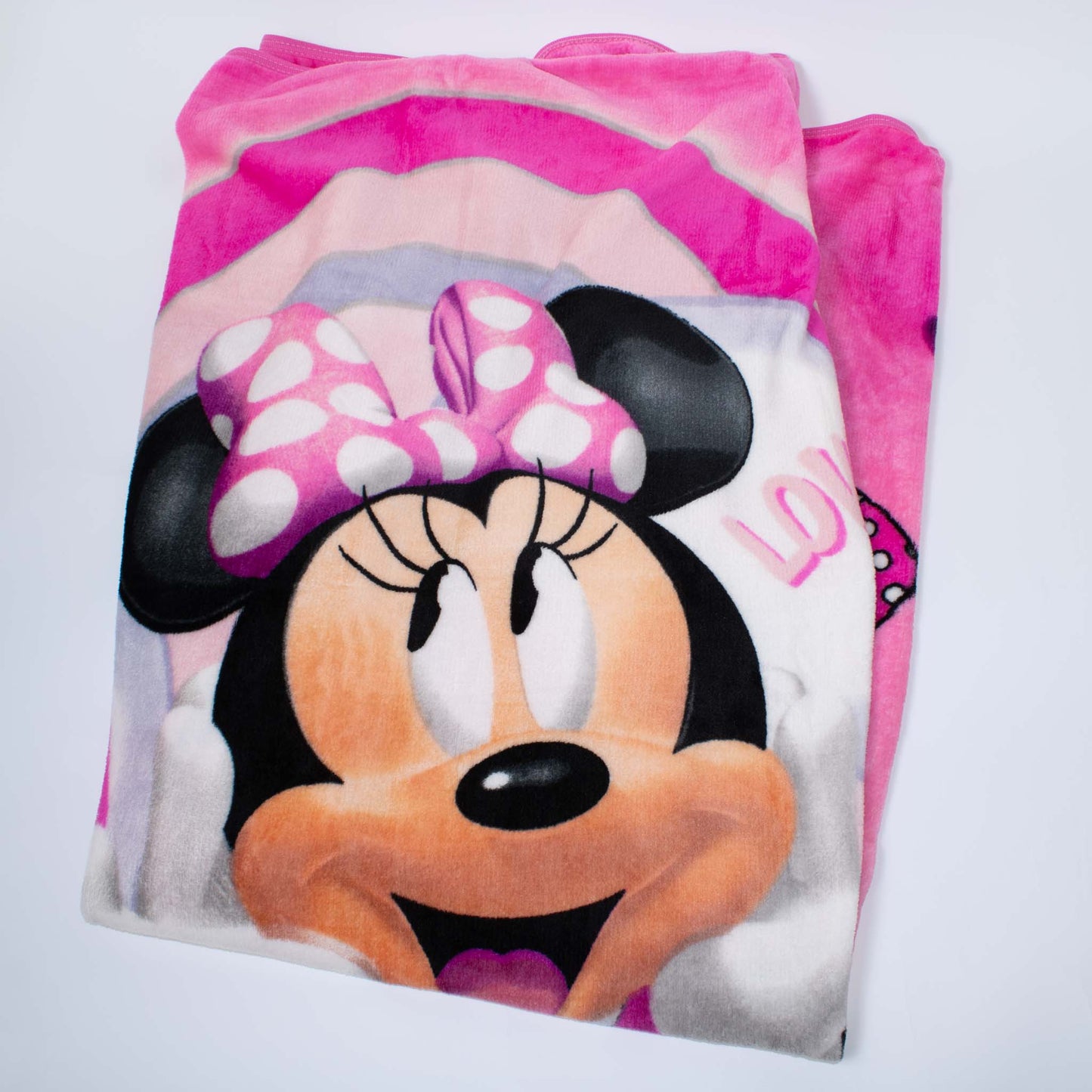 Minnie Mouse "Wow! Lovin' Life!" Disney Silk Touch Throw Blanket