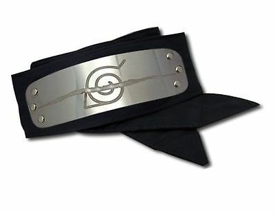 Load image into Gallery viewer, In the anime Naruto, a forehead protector is a headband composed of a metal plate and a band of cloth. These iconic headbands are worn by most shinobi and are engraved with the symbol of their hidden village. The &amp;#39;Anti Leaf &amp;#39; symbol is worn by those who have chosen to visibly scratch out their former connection to Leaf Village by carving a gash across the village emblem.  Itachi is one such character.  
