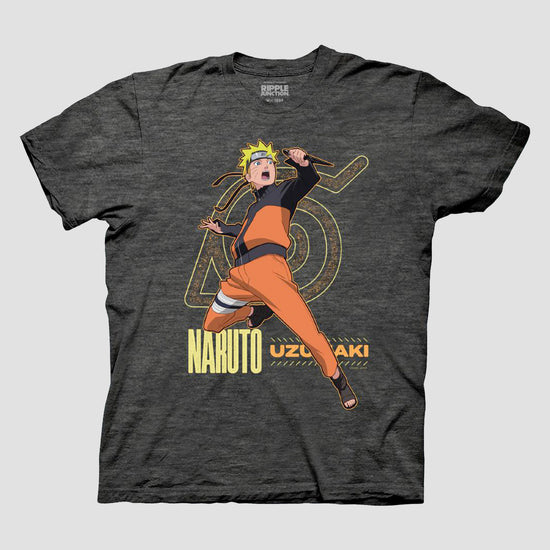 Naruto Uzumaki (Naruto Shippuden) Heather Grey Unisex Shirt