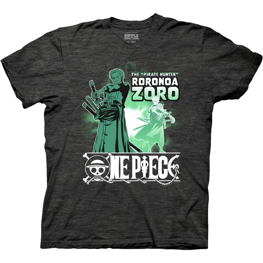 Zoro One Piece Heather Grey Shirt