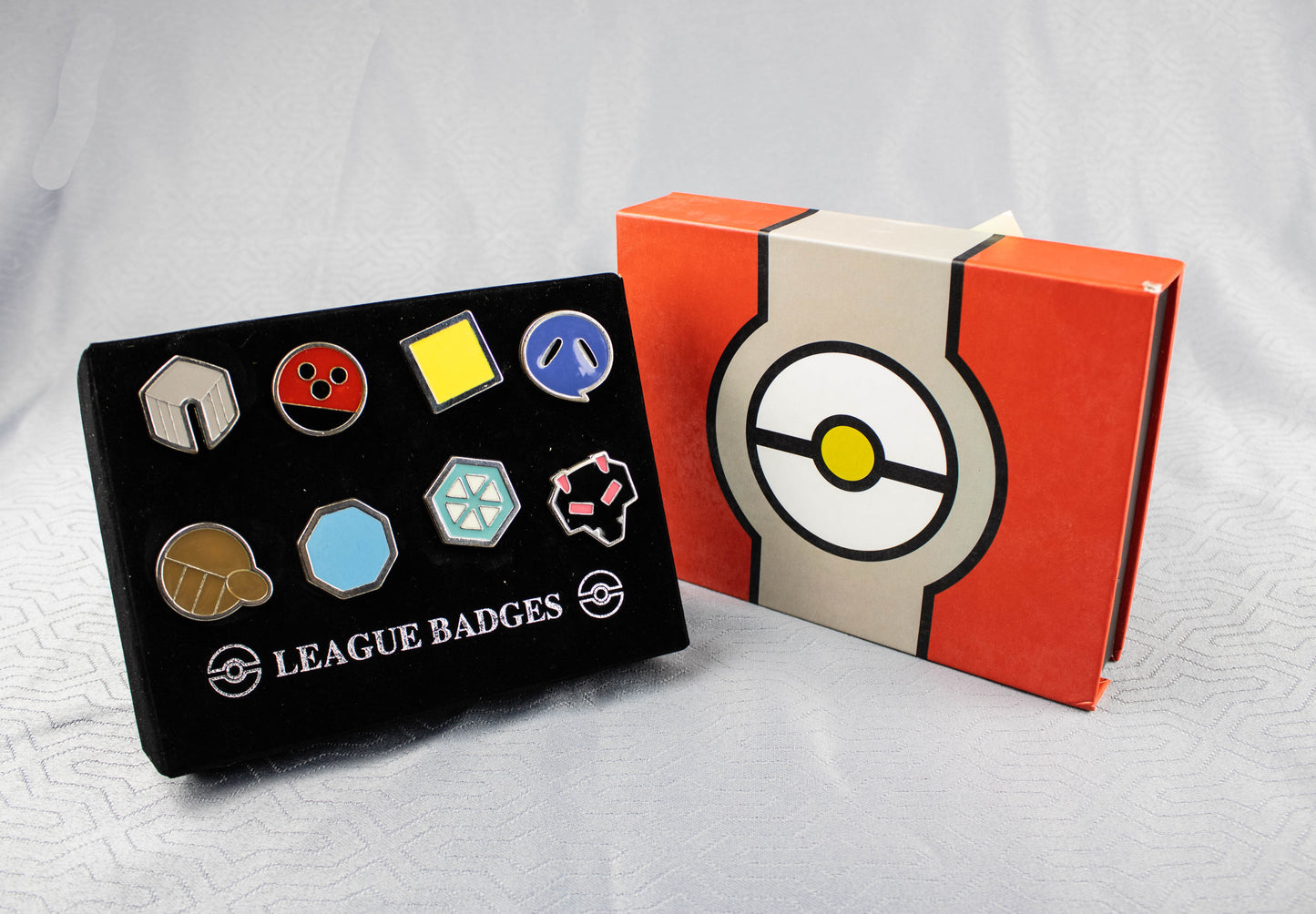 Pokemon Gen 2 Johto League Gym Badges Pin Set