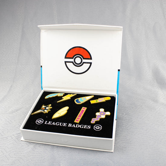 Load image into Gallery viewer, Pokemon Gen 5 Unova League Gym Badges Pin Set
