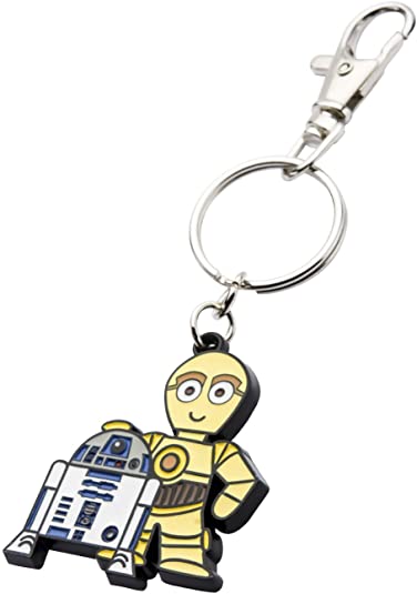 R2-D2 and C-3PO (Star Wars) Metal Keychain