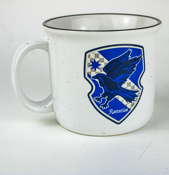 Load image into Gallery viewer, Ravenclaw Hogwarts House Shield (Harry Potter) 14oz Ceramic Campfire Mug
