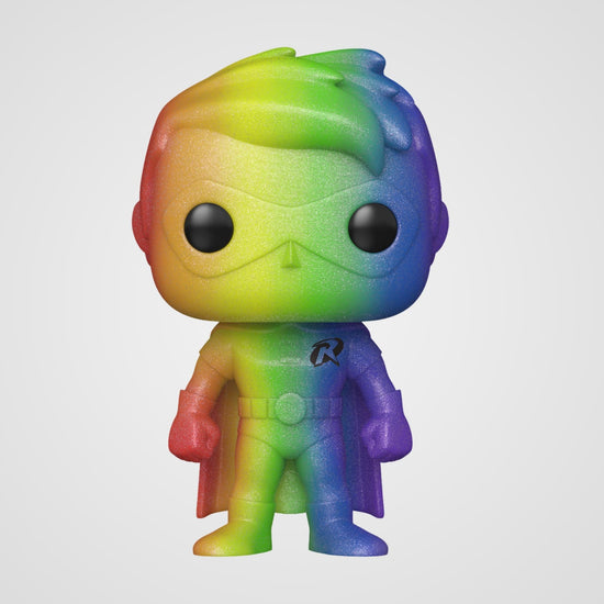 Robin Batman Pride Rainbow Glitter Funko Pop!