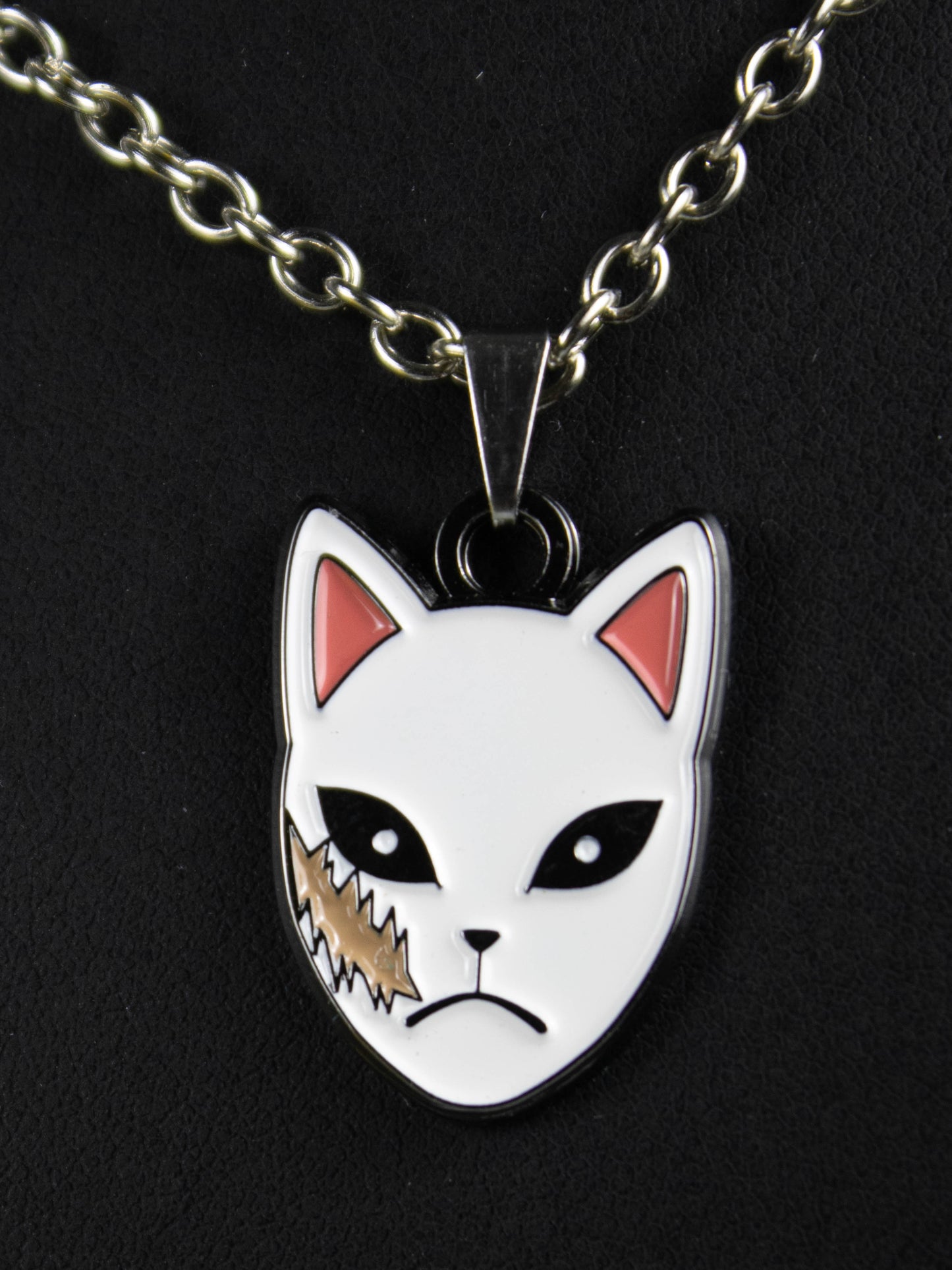 Load image into Gallery viewer, Sabito Warding Mask Demon Slayer Necklace
