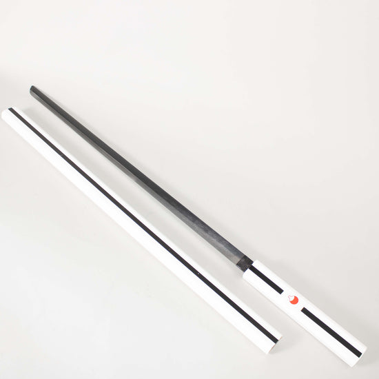 Load image into Gallery viewer, Sasuke (White Hilt) Steel Sword Naruto Replica
