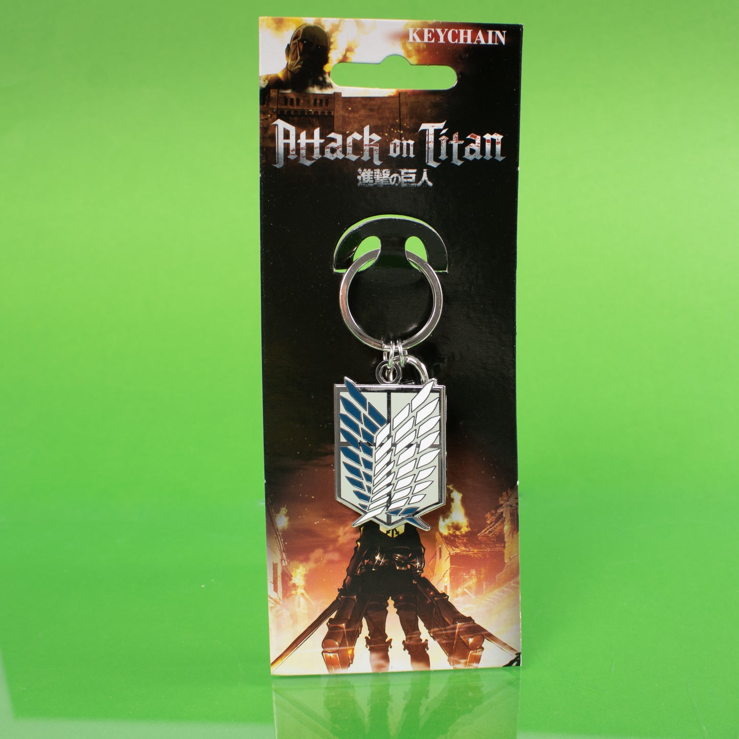 Scout Legion Emblem Attack on Titan Metal Keychain