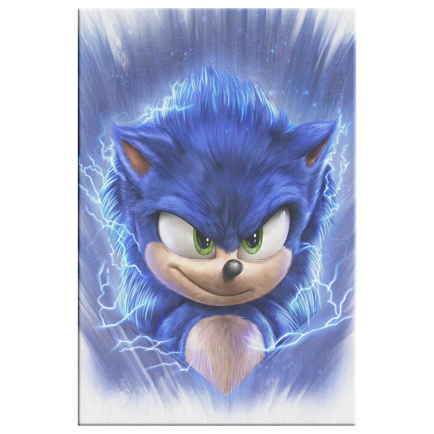 Sonic The Hedgehog "Lightning Fast" Legacy Portrait Art Print