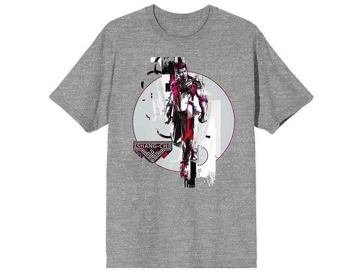 Shang-Chi & The Legend Of The Ten Rings (Marvel) Abstract Heather Grey Shirt