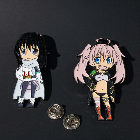 Load image into Gallery viewer, Shizu and Milim (That Time I Got Reincarnated As a Slime) Enamel Pin Set

