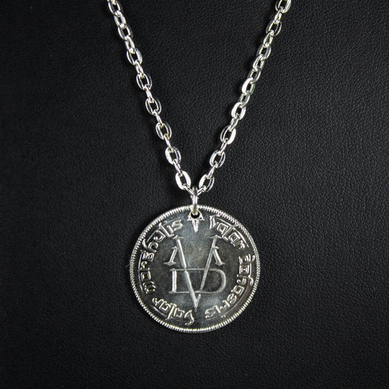 Silver Valar Morghulis Faceless Man Coin A Game of Thrones Necklace