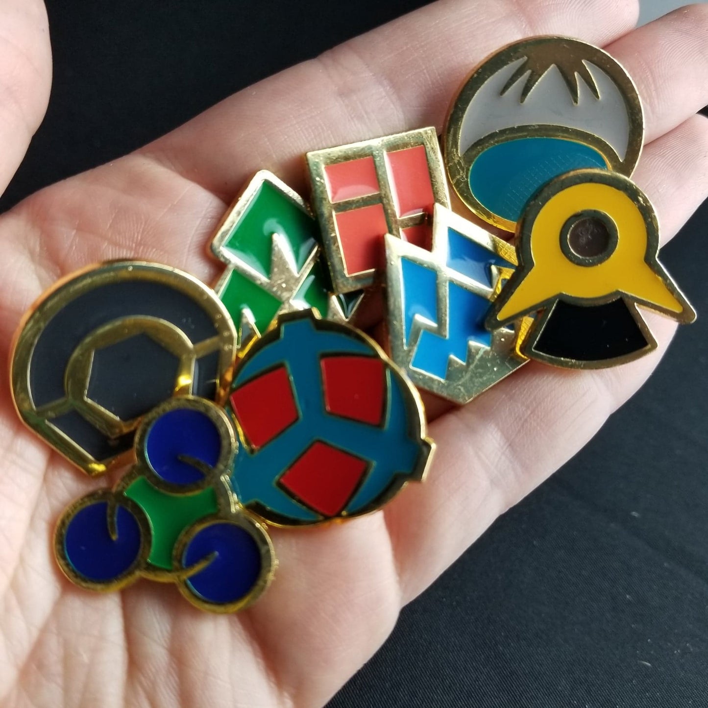 Pokemon Gen 4 Sinnoh League Gym Badges Pin Set – Collector's Outpost