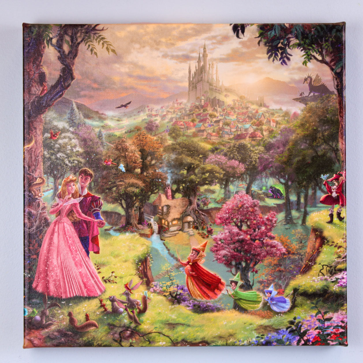 Load image into Gallery viewer, Sleeping Beauty Disney Wrapped Canvas Art Print
