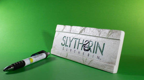 Slytherin Hogwarts House Harry Potter Stone Resin Desk Sign