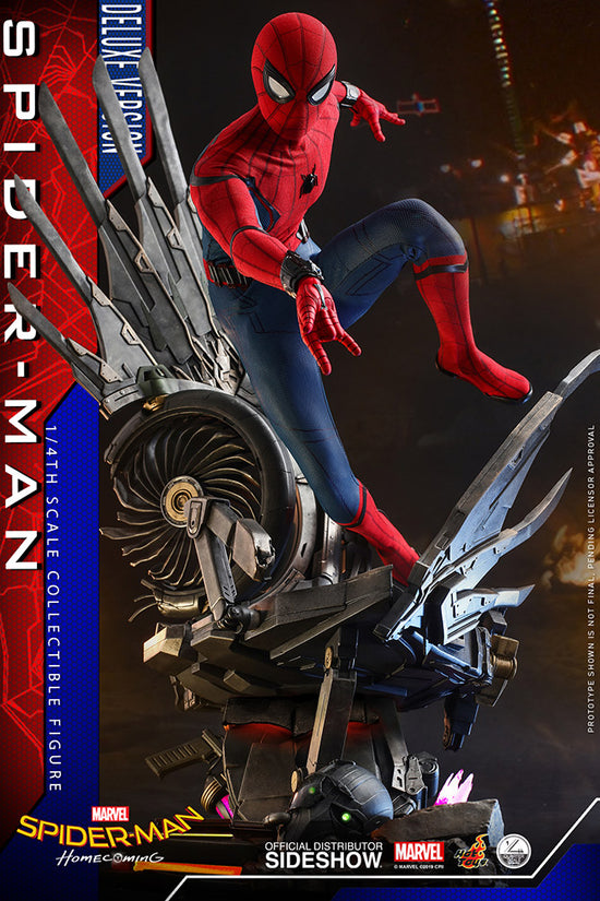 Figurine Hot Toys Spider-Man 1/4ème - Deriv'Store - Les Spécialistes en  Figurines & Produits Dérivés Geek