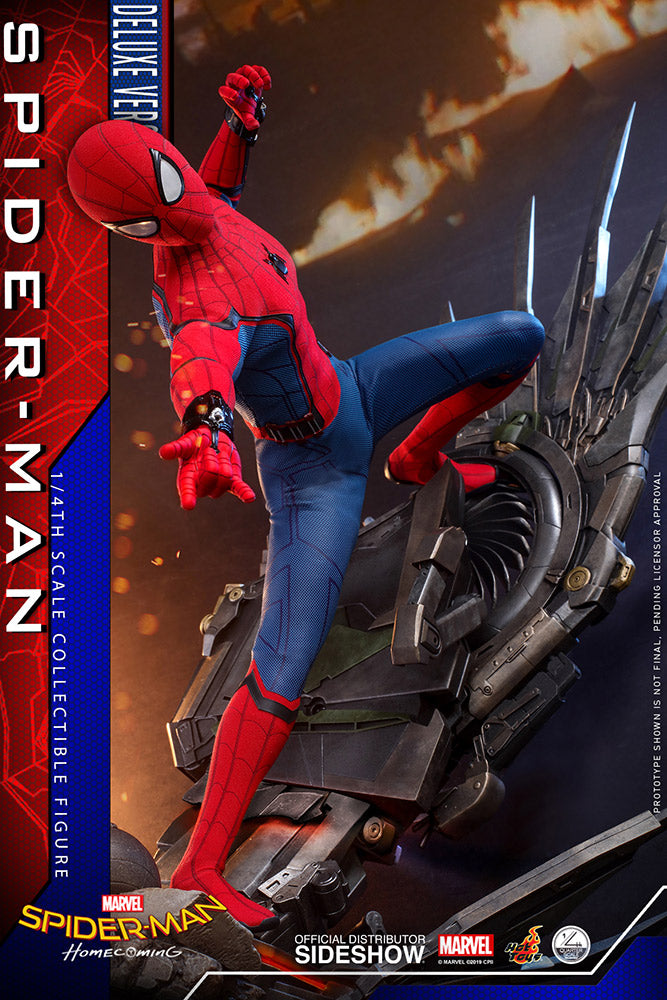 Spider-Man (Special Edition Exclusive) Marvel Deluxe 1:4 Scale Figure by Hot Toys