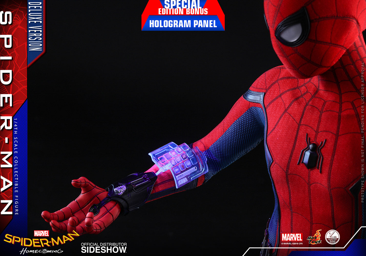 Load image into Gallery viewer, Spider-Man (Special Edition Exclusive) Marvel Deluxe 1:4 Scale Figure by Hot Toys

