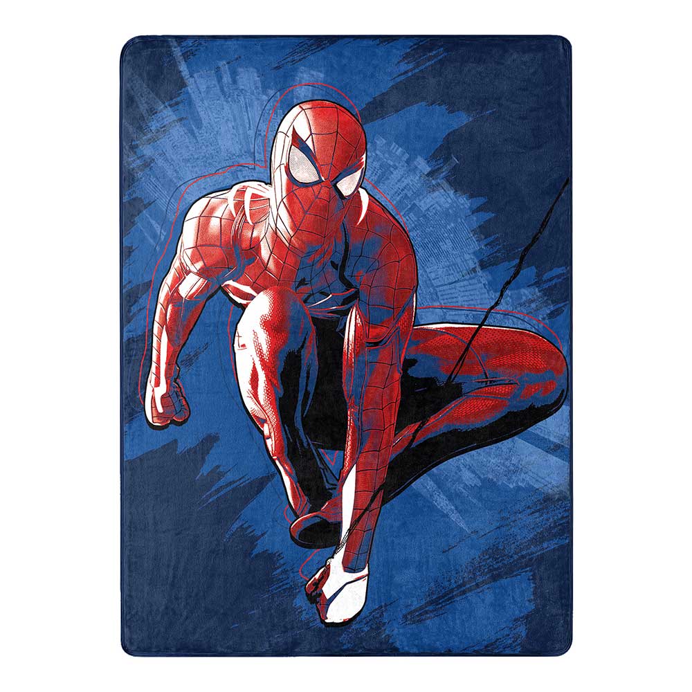 Load image into Gallery viewer, Spider-Man &amp;quot;Spidey Splash&amp;quot; Silk Touch Marvel Throw Blanket
