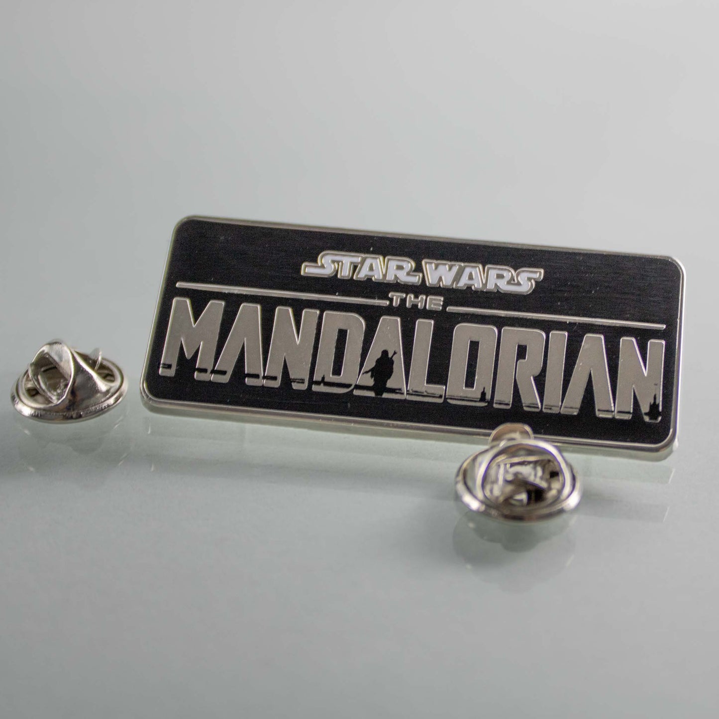 Star Wars The Mandalorian Logo EE Exclusive Enamel Pin by Loungefly
