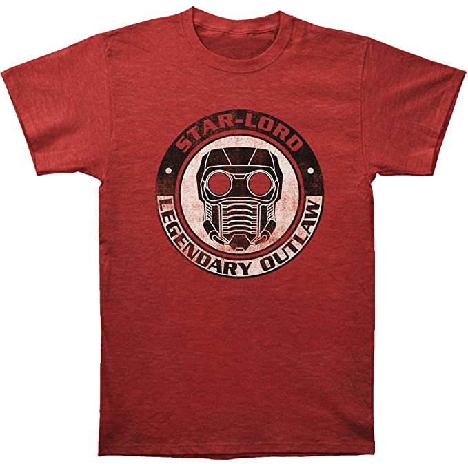 Star-Lord Legendary Outlaw (Marvel) Guardians of the Galaxy Red T-Shirt