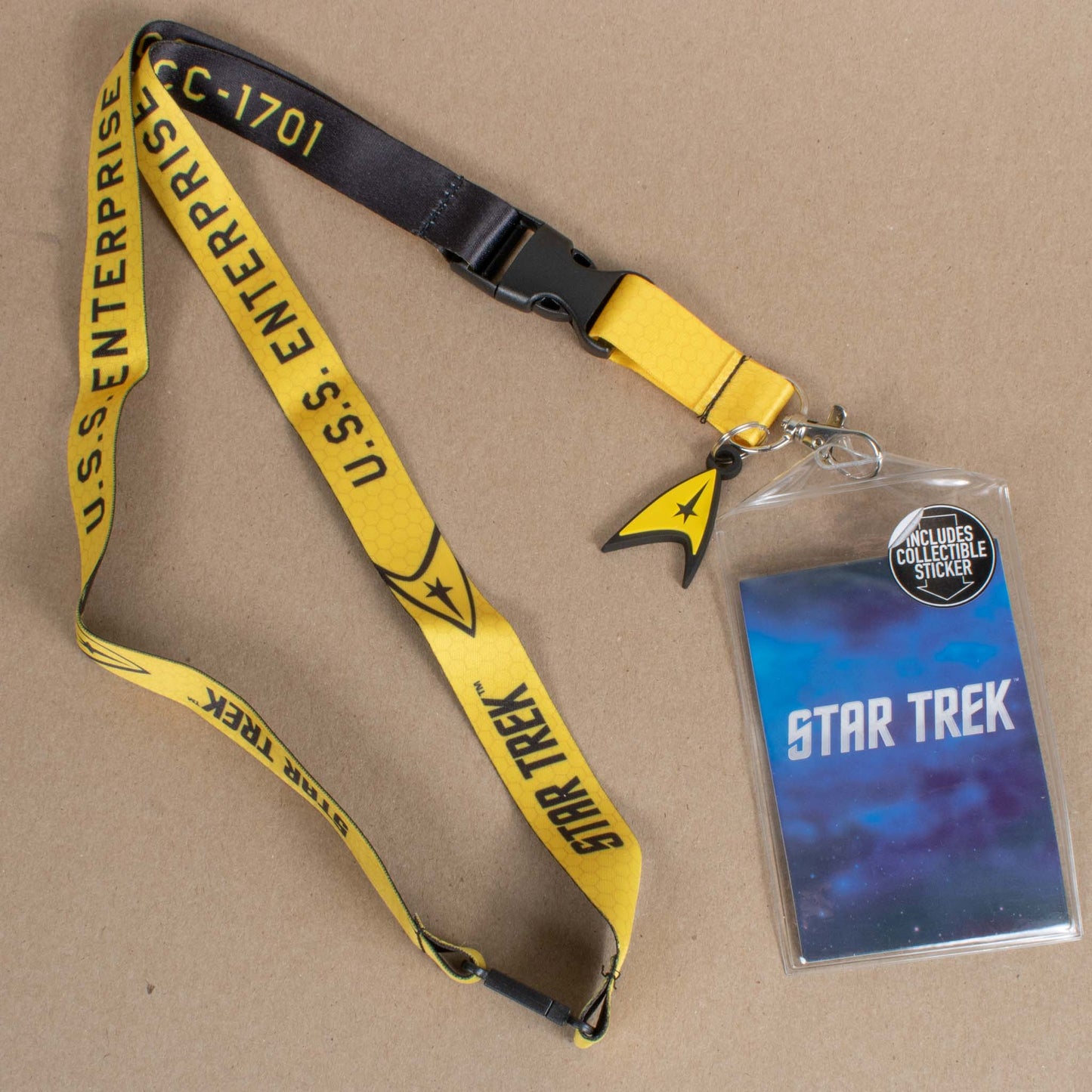 Star Trek Yellow Command Division Lanyard