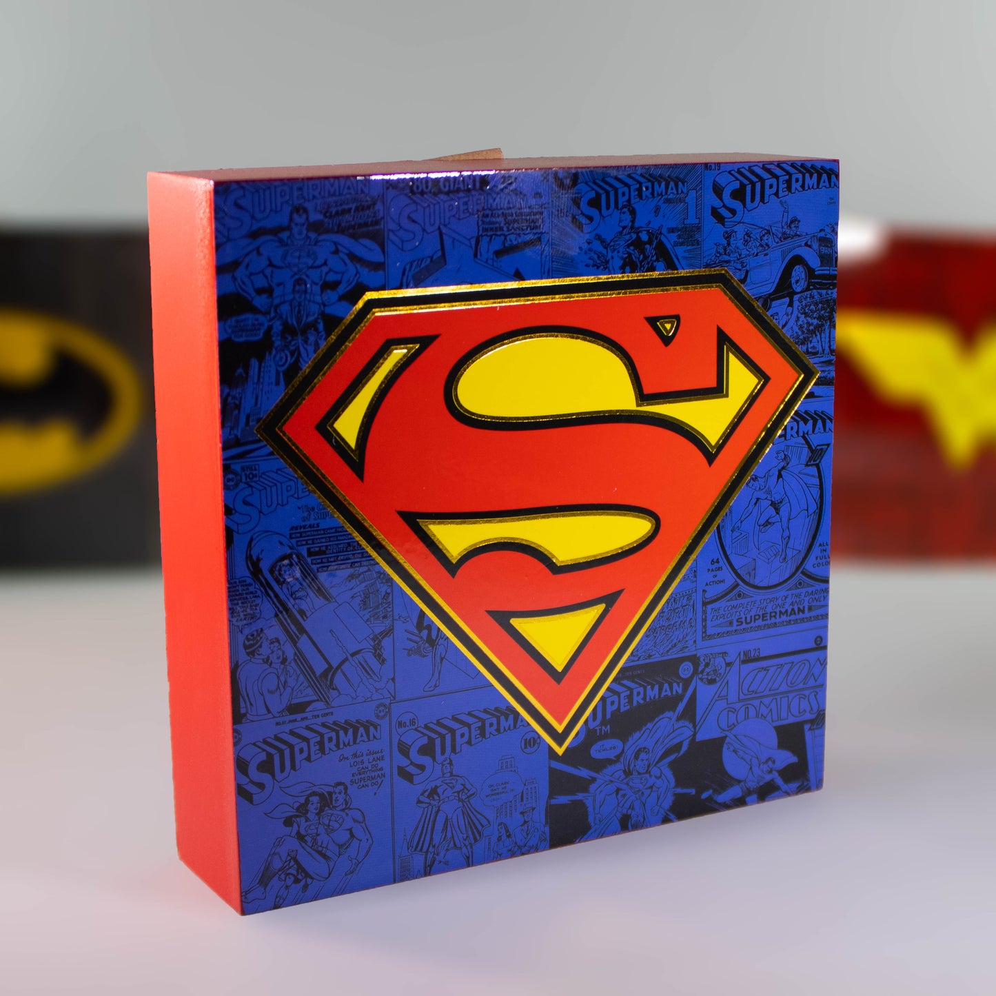 Load image into Gallery viewer, Superman (DC Comics) Logo Block Sign

