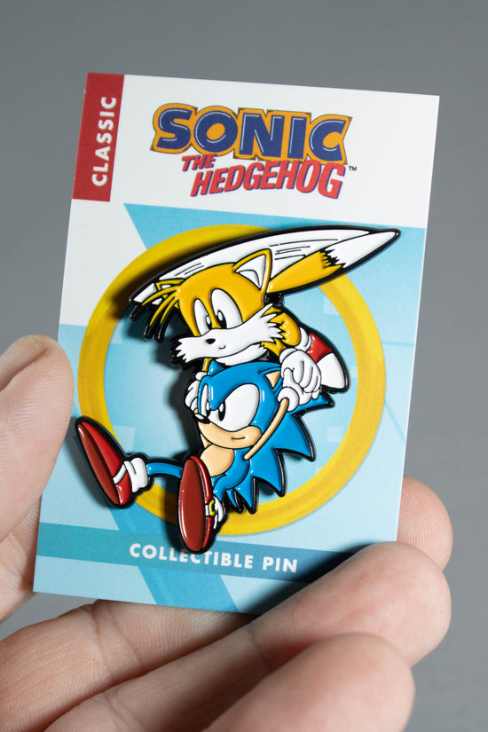 Tails and Sonic (Sonic The Hedgehog) Enamel Pin
