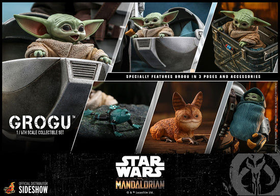 Grogu (Star Wars: The Mandalorian) 1:6 Scale Figure Set by Hot Toys