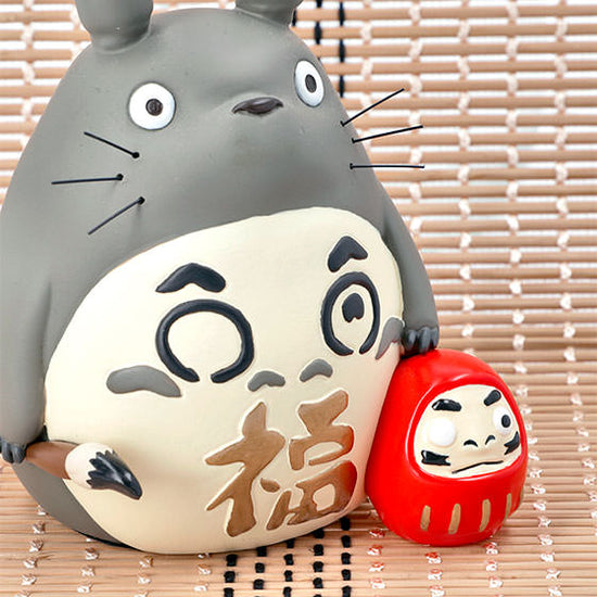 Totoro (My Neighbor Totoro) Studio Ghibli Good Luck Daruma Doll Statue