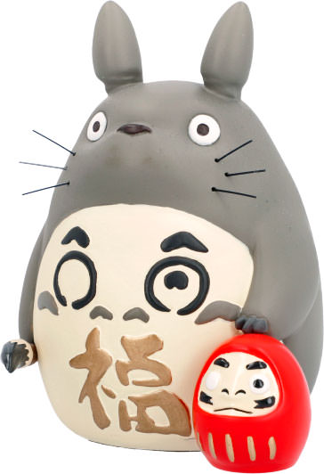 Totoro (My Neighbor Totoro) Studio Ghibli Good Luck Daruma Doll Statue
