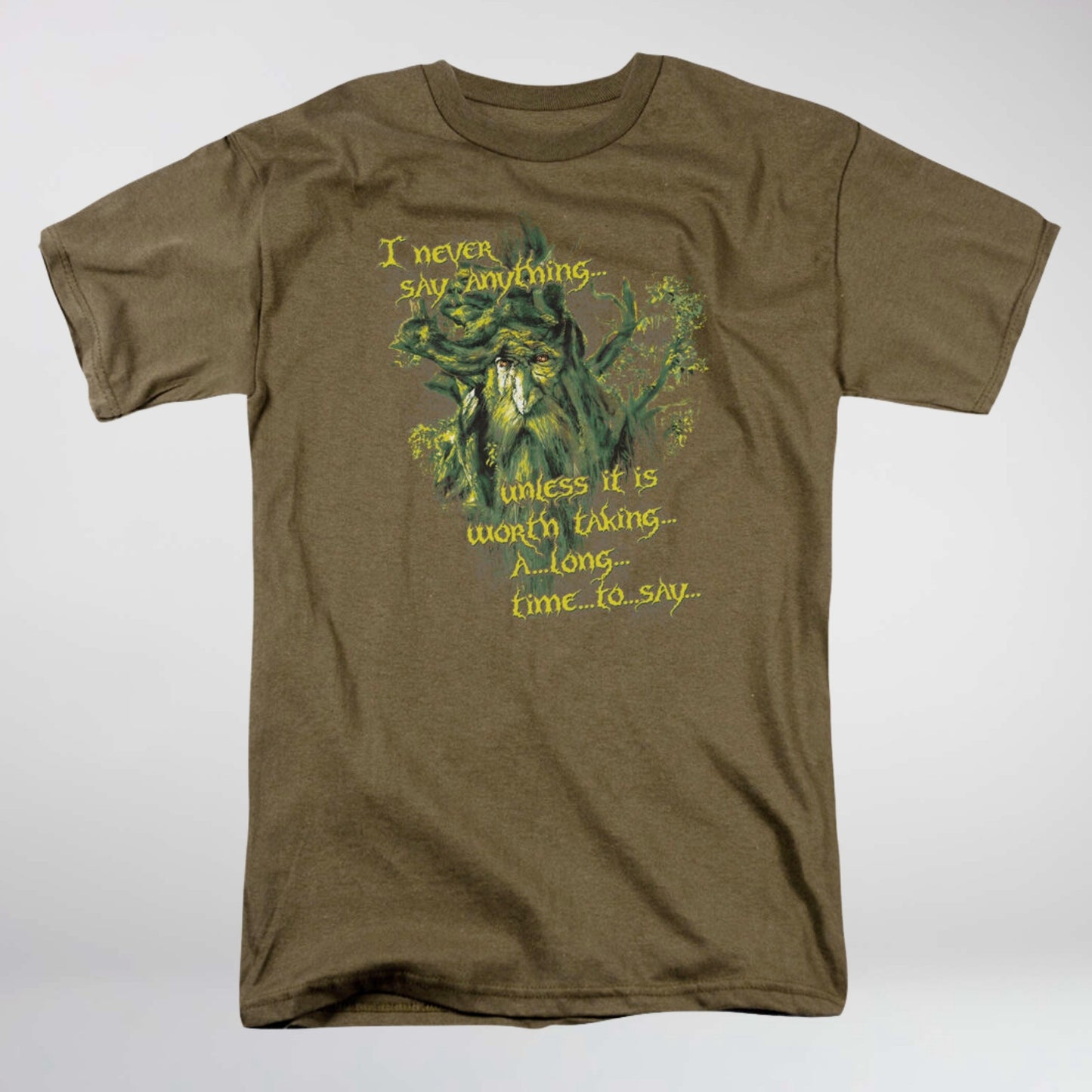 Treebeard "A Long Time To Say" (Lord of the Rings) Unisex Shirt