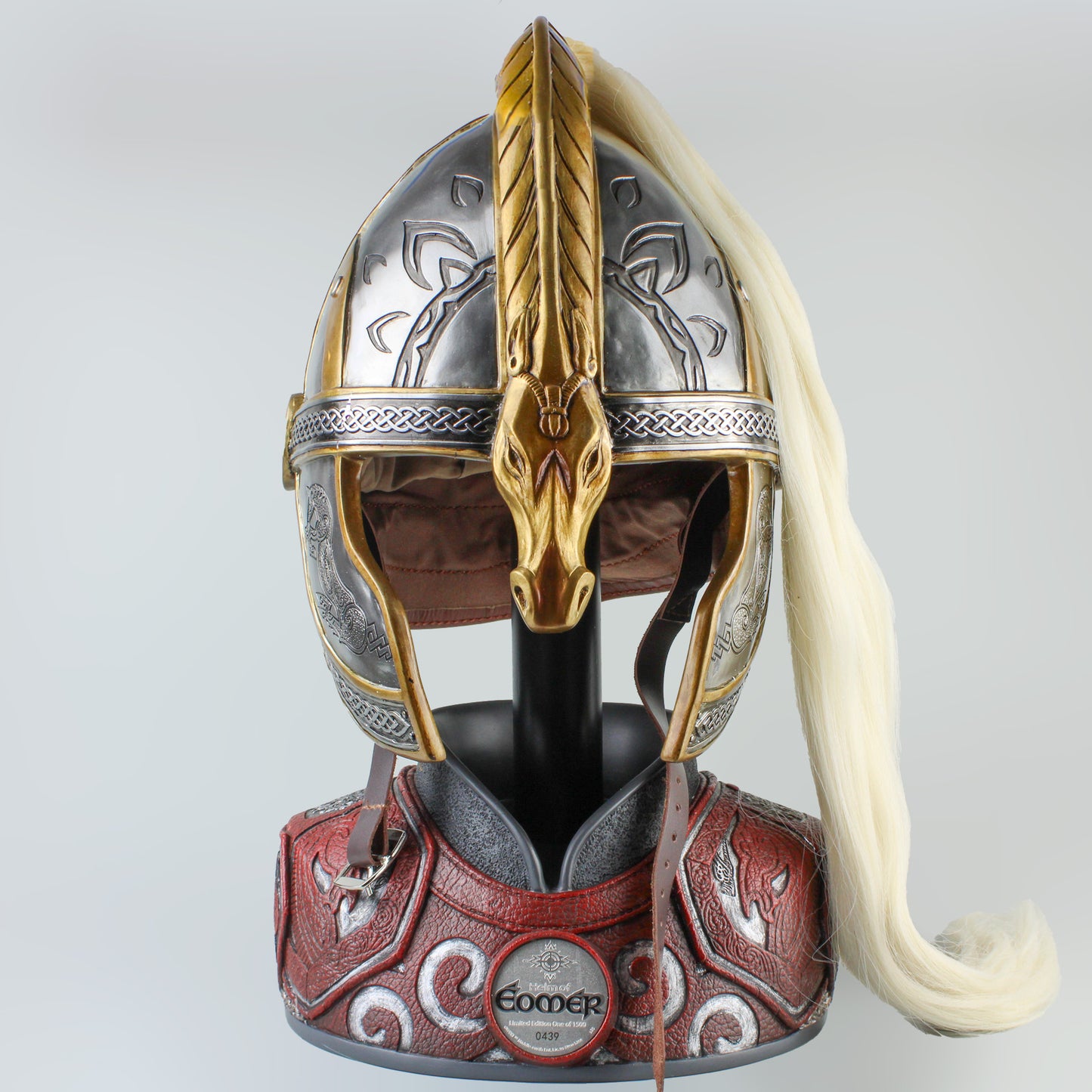 Helm Of Eomer (Lord of the Rings) Full-Scale Prop Replica with Display Stand