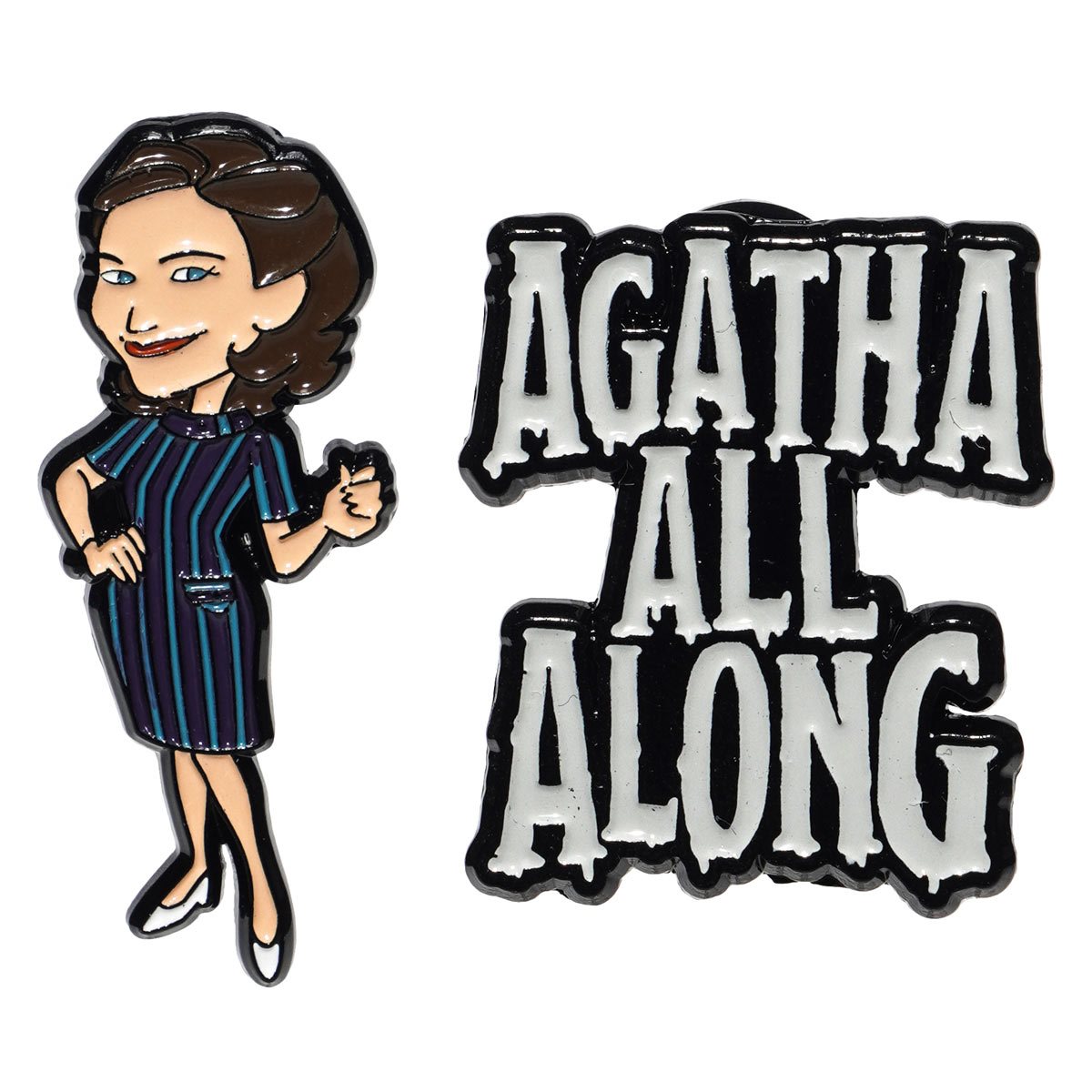 Agatha All Along Marvel  WandaVision EE Exclusive 2 Pin Set