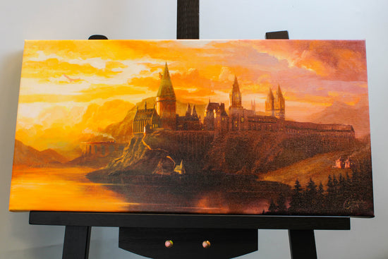 Welcome to Hogwarts (Harry Potter) Premium Art Print