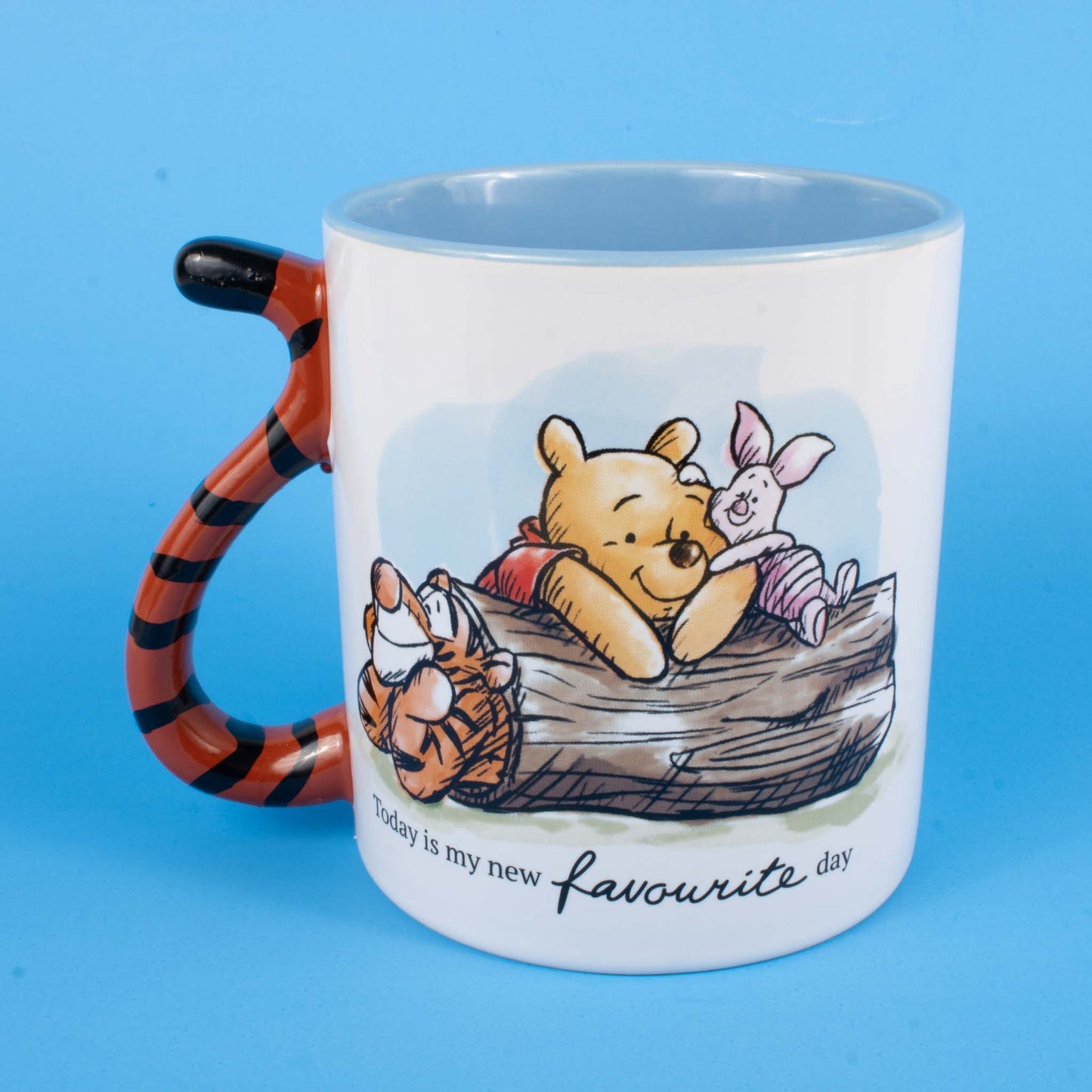 Winnie The Pooh "Favorite Day" Disney 20 oz. Sculpted Handle Ceramic Mug