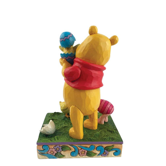 Winnie the Pooh & Piglet with Chicks "A Spring Surprise" Disney Traditions Statue
