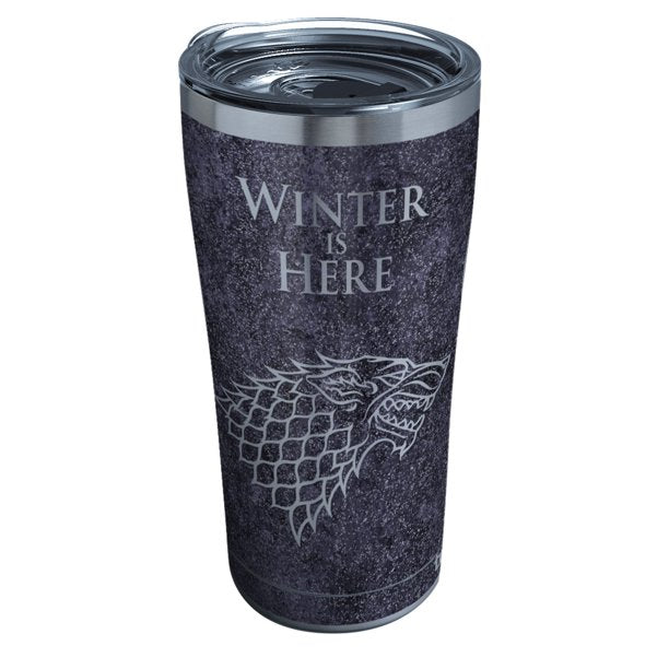 Load image into Gallery viewer, Game of Thrones House Stark Stainless Steel Travel Mug by Tervis
