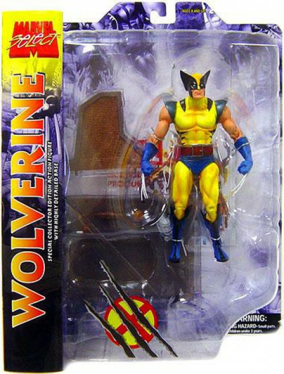Load image into Gallery viewer, Wolverine (Yellow Suit) X-Men Marvel Select Figure

