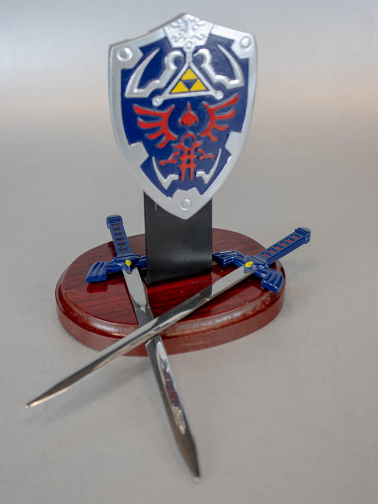 Hylian Shield & Two Swords (Legend of Zelda) Desktop Letter Opener Set