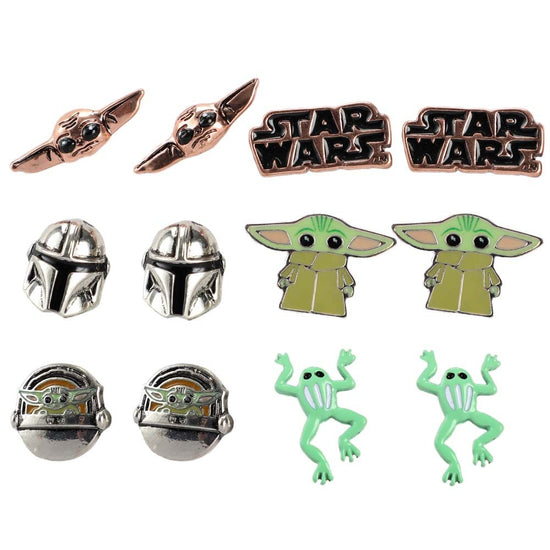 Grogu Baby Yoda Star Wars: Mandalorian Earrings Set of 6