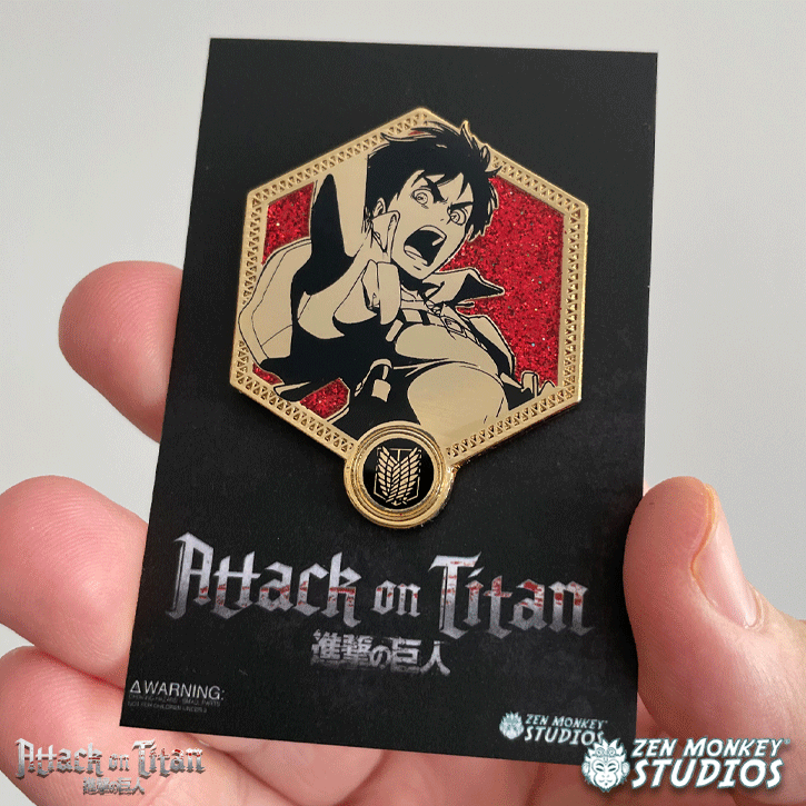 Eren Yaeger (Golden Series) Attack on Titan Pin