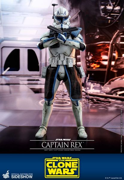 Star Wars Clone Captain Rex 1/6th Scale Figure by Sideshow Hot Toys