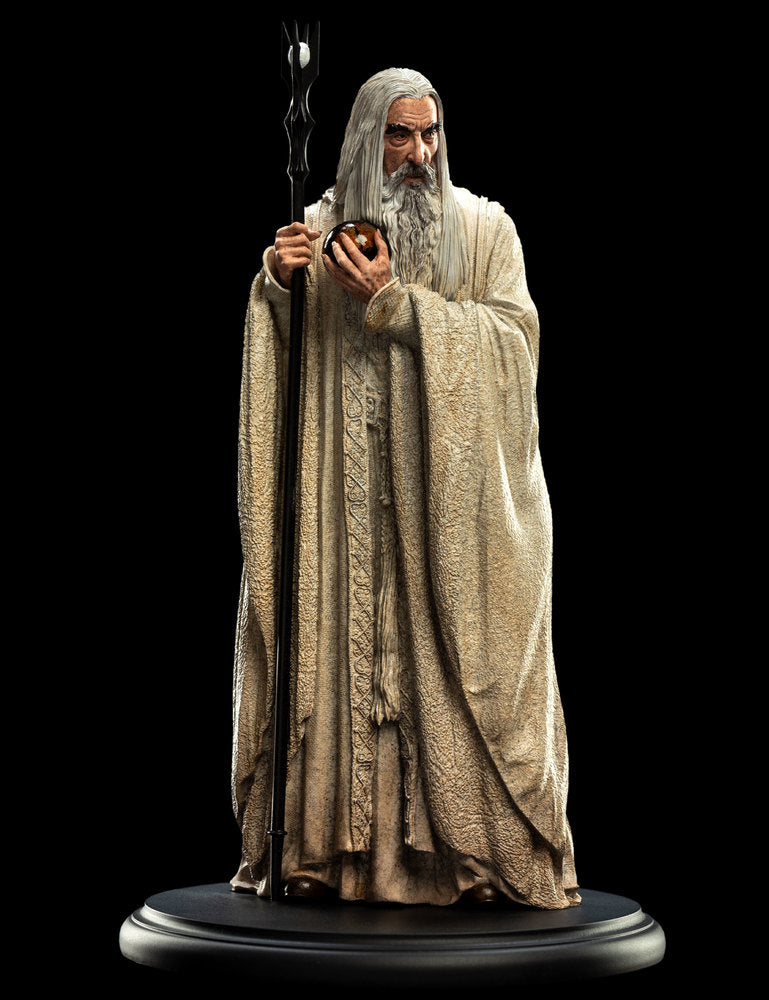 Saruman the White Lord of the Rings Miniature Statue