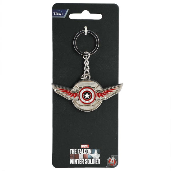 Load image into Gallery viewer, The Falcon and the Winter Soldier Marvel Keychain
