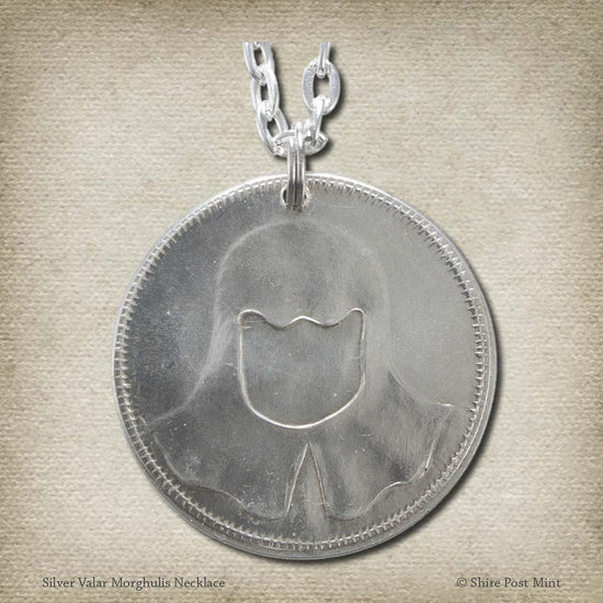 Load image into Gallery viewer, Silver Valar Morghulis Faceless Man Coin A Game of Thrones Necklace
