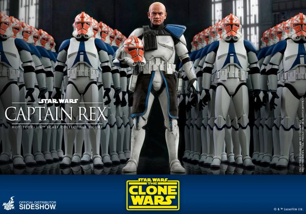 Star Wars Clone Captain Rex 1/6th Scale Figure by Sideshow Hot Toys